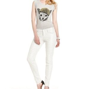 Guess ‘Brittney’ Ivory Skinny Jeans